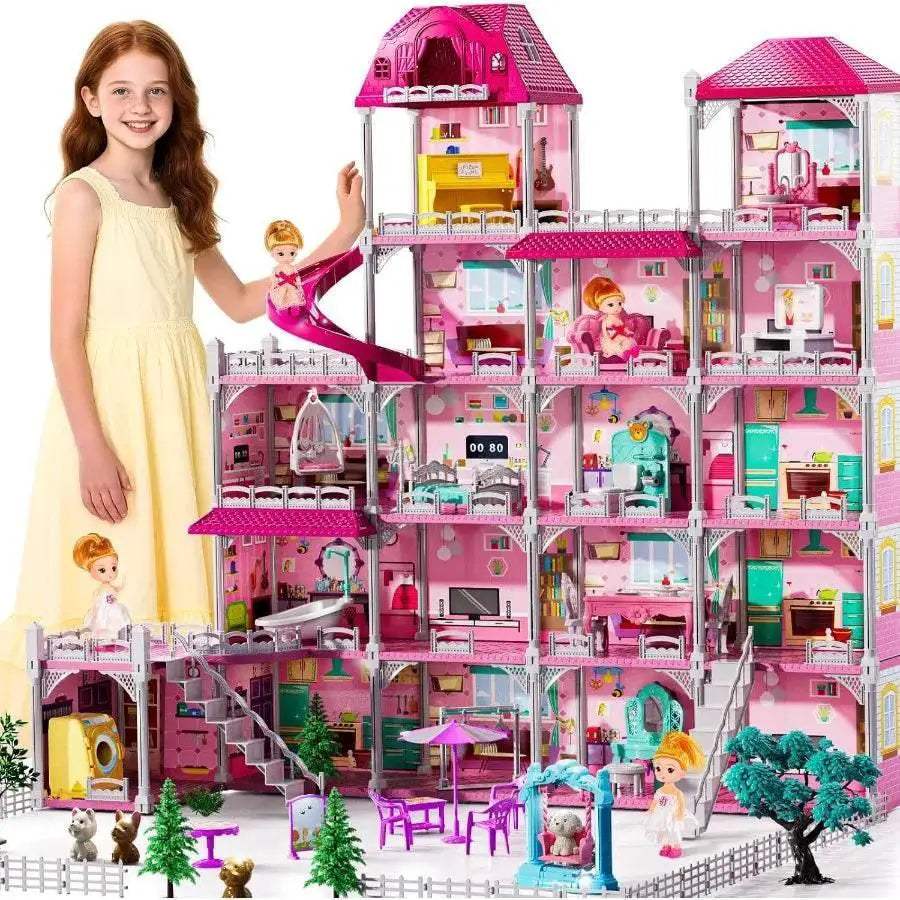  Premium Dollhouse Playset 5 Storey Villa Toyland EU -  ToylandEU™