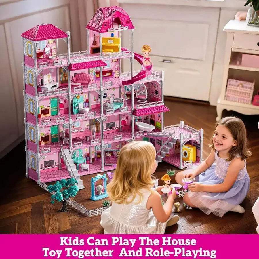  Premium Dollhouse Playset 5 Storey Villa Toyland EU -  ToylandEU™