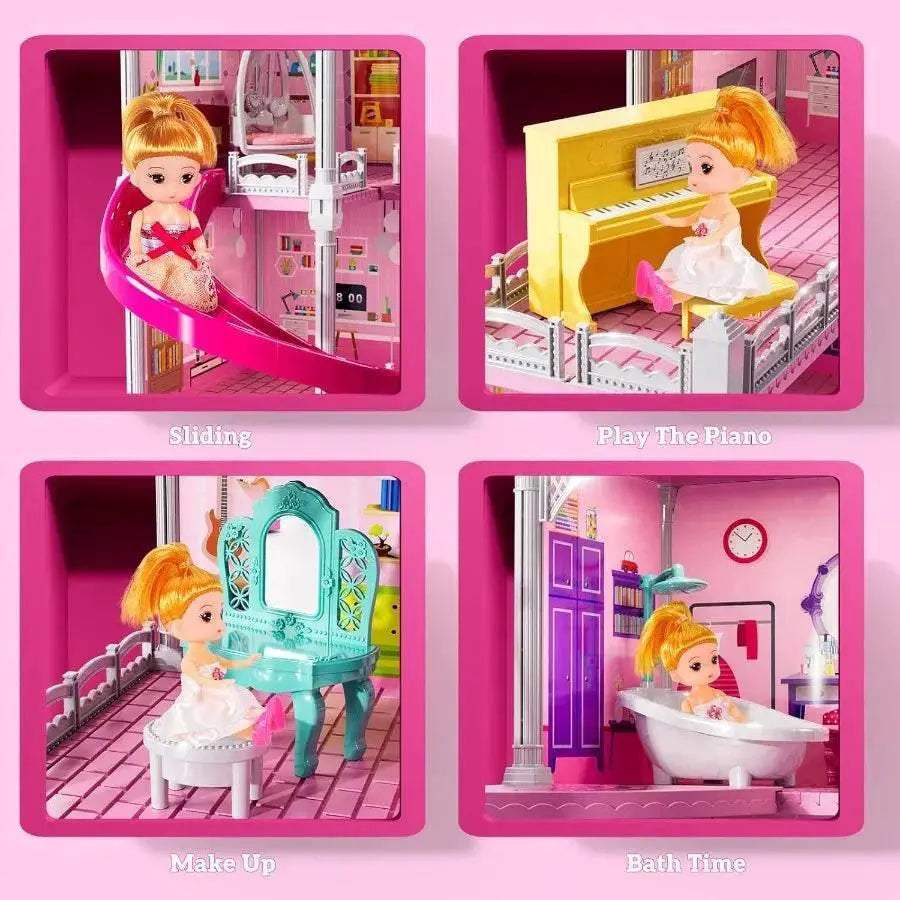  Premium Dollhouse Playset 5 Storey Villa Toyland EU -  ToylandEU™