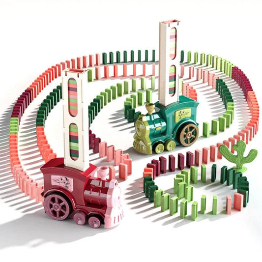 Premium Domino Train Set With Sound And Light For Kids - ToylandEU