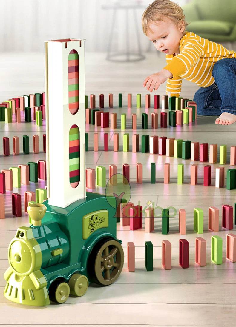 Premium Domino Train Set With Sound And Light For Kids - ToylandEU