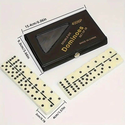 Premium Dominoes Card Chess Set With PVC Storage Box Travel - ToylandEU