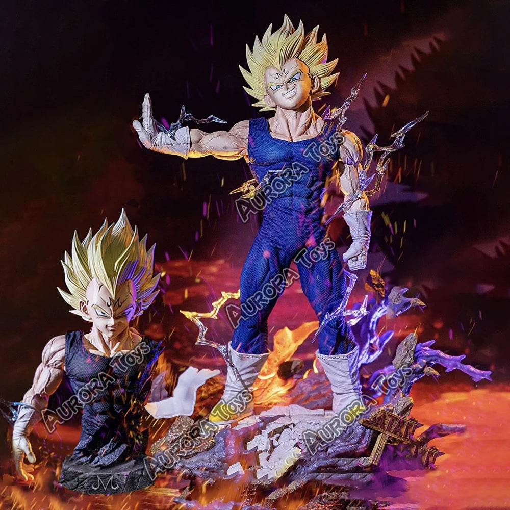 Premium Dragon Ball Z Figure Majin Vegeta PVC 32cm Fans - ToylandEU