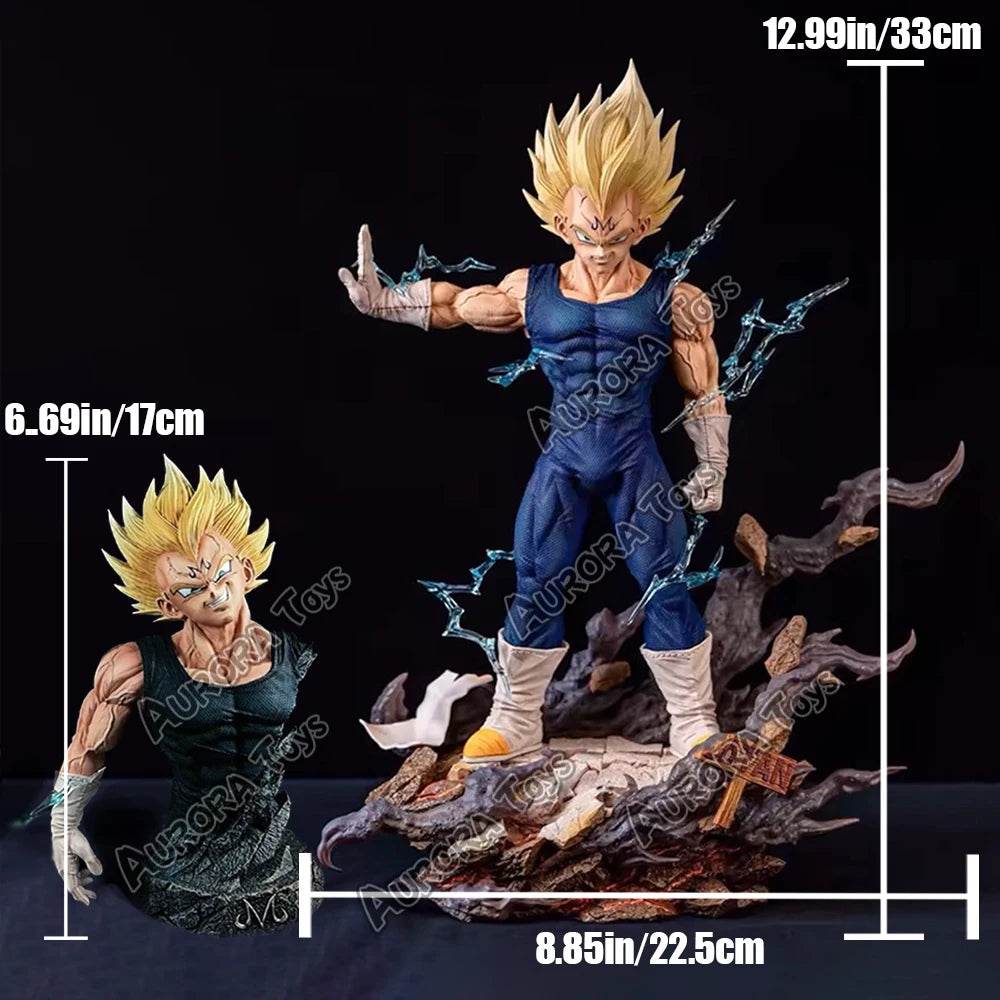 Premium Dragon Ball Z Figure Majin Vegeta PVC 32cm Fans - ToylandEU