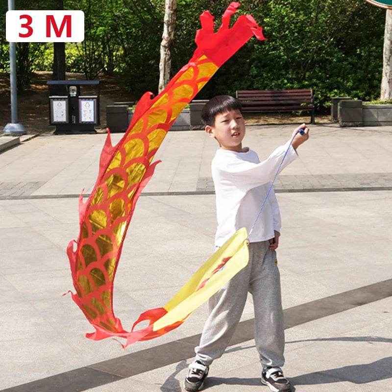 Premium Dragon Dance Ribbon Swing Colorful Set For Kids - ToylandEU