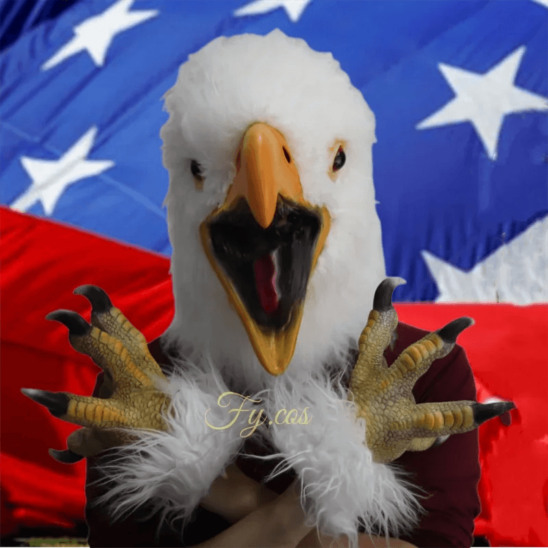 Premium Dragon Mask With Fur Dragon Head Latex For Adults - ToylandEU