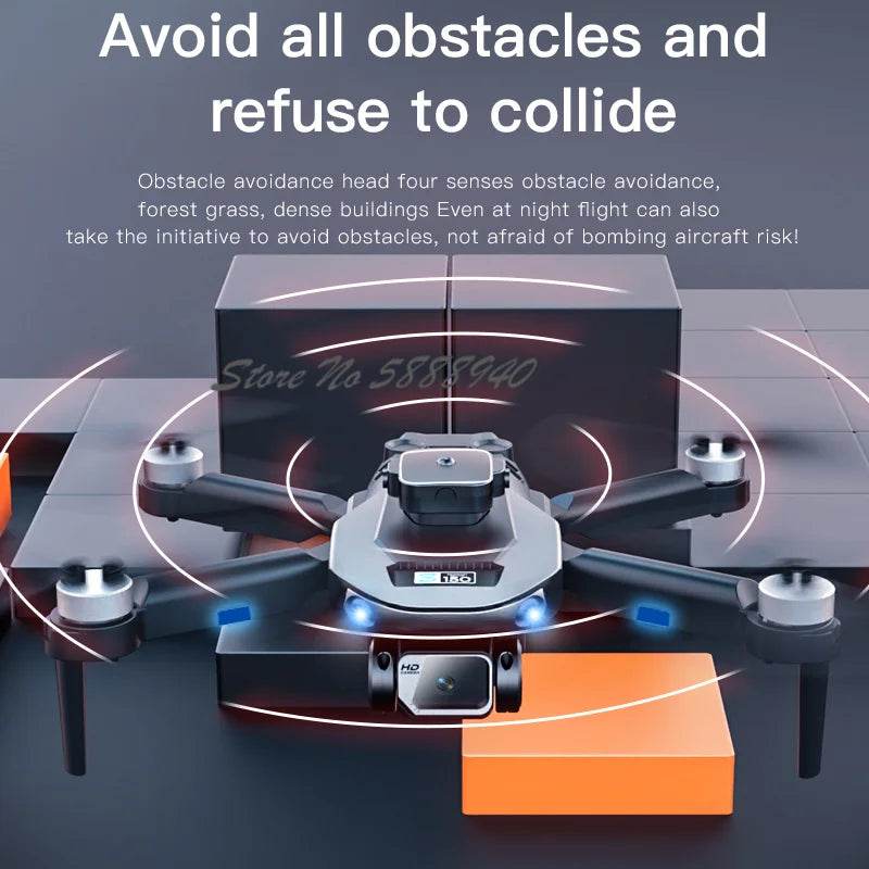 Premium Drone 360 Obstacle Avoidance Brushless Outdoor - ToylandEU