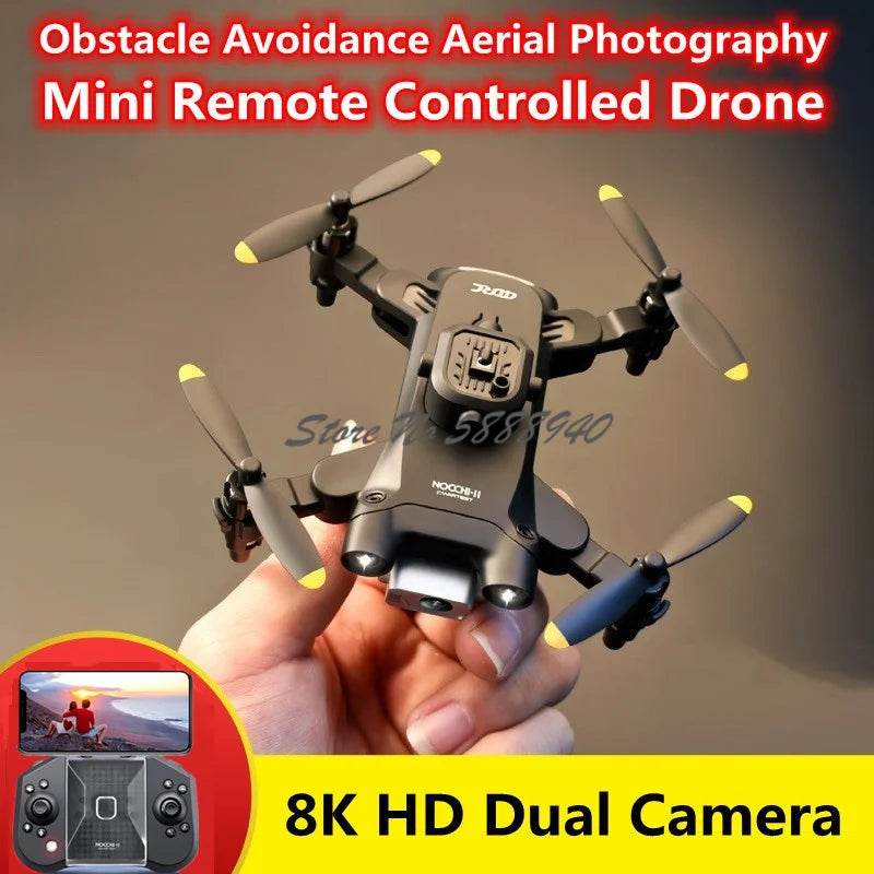 Premium Drone Obstacle Avoidance 8K Dual Camera For Filming - ToylandEU