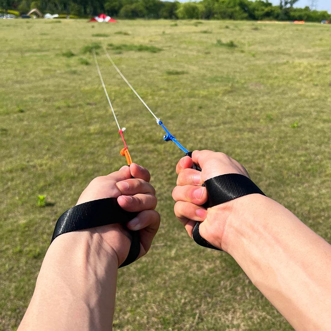 Premium Dual-Line Stunt Kite Wrist Straps with Durable Nylon Webbing - ToylandEU