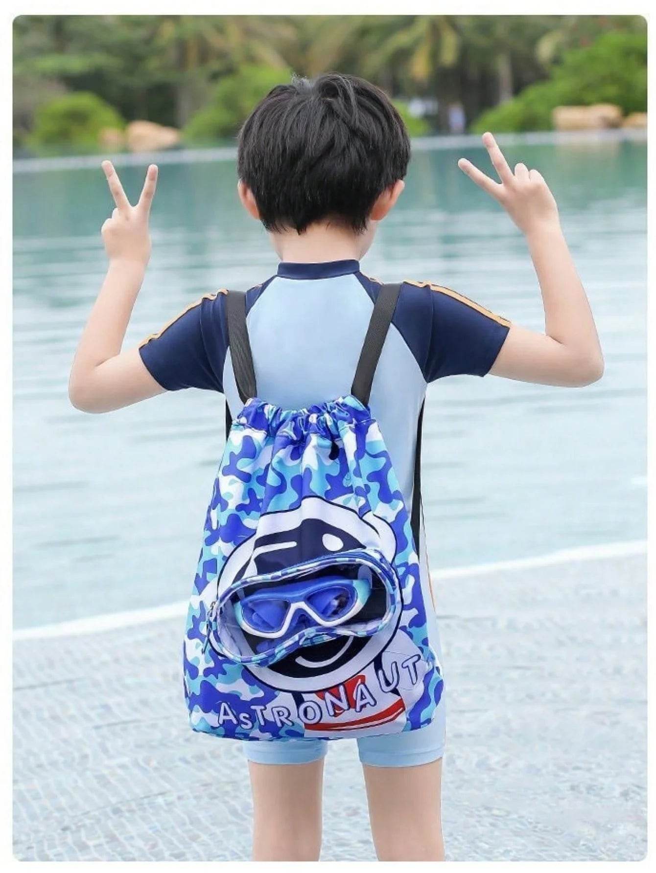 Premium Durable Waterproof Swimming Bag Dry Wet Separation System For Kids Aged 7 To 13 - ToylandEU
