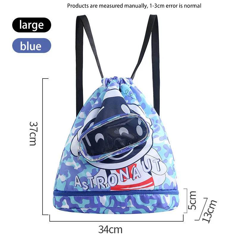 Premium Durable Waterproof Swimming Bag Dry Wet Separation System For Kids Aged 7 To 13 - ToylandEU