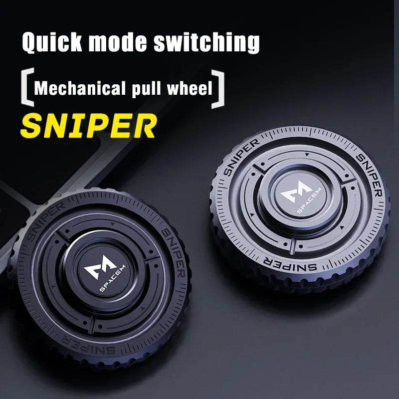 Premium EDC Fidget Spinner 3in1 Metal Pushing Card Adults - ToylandEU