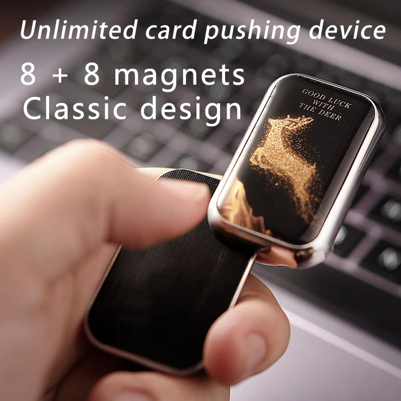 Premium EDC Fidget Toy Infinite Position Magnetic Force Card Pushing Mechanism For Adults 18 And Up - ToylandEU