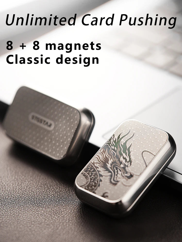 Premium EDC Fidget Toy Infinite Position Magnetic Force Card Pushing Mechanism For Adults 18 And Up - ToylandEU