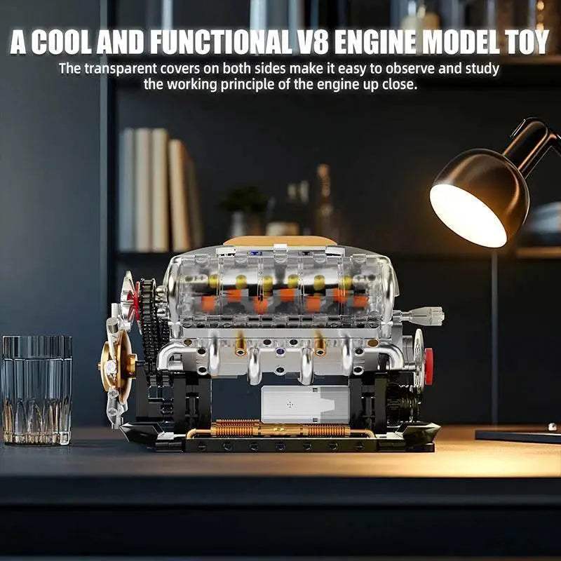  Premium Educational Block Set V8 Engine Toyland EU -  ToylandEU™