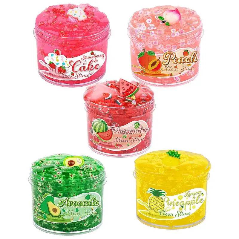 Premium Elastic Fruit Slime Toy Nonsticky Cloud Kids - ToylandEU