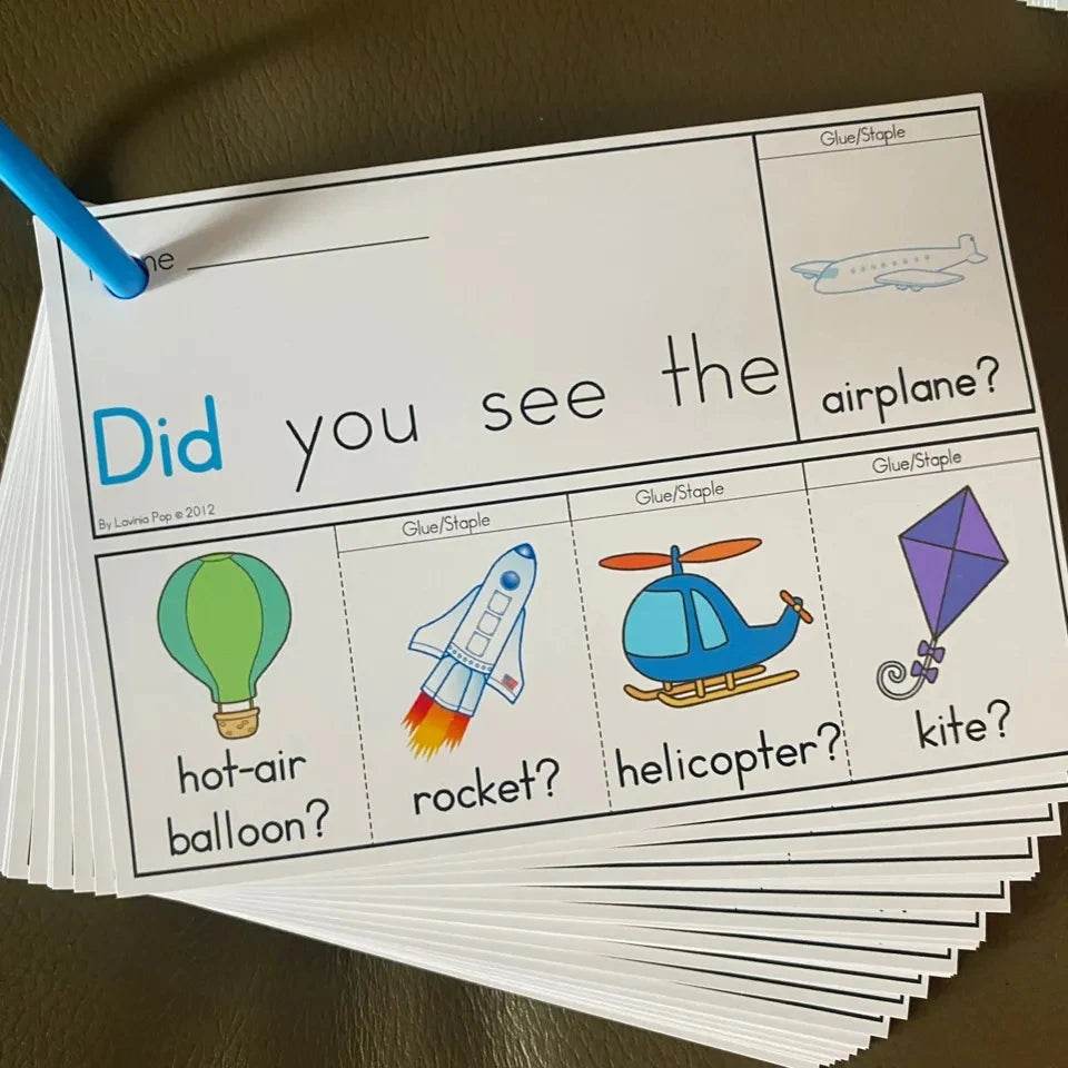 Premium English Word Cards High Frequency Sentences For Kids - ToylandEU