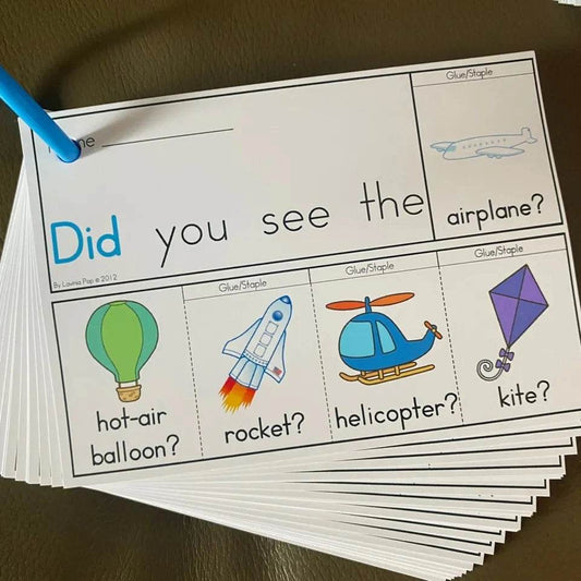 Premium English Word Cards High Frequency Sentences For Kids - ToylandEU