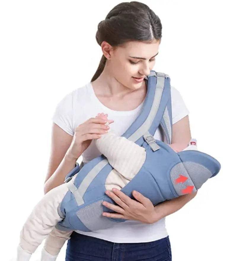 Premium Ergonomic Baby Carrier Backpack With Front Facing Kangaroo Seat For Newborns And Infants For Travel - ToylandEU