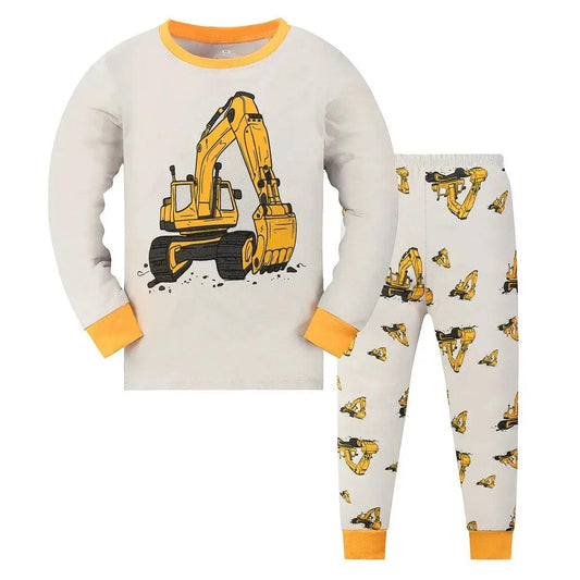  Premium Excavator Print 2-9 Pajama Set Toyland EU -  ToylandEU™