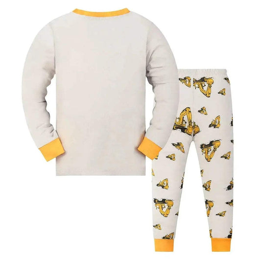  Premium Excavator Print 2-9 Pajama Set Toyland EU -  ToylandEU™