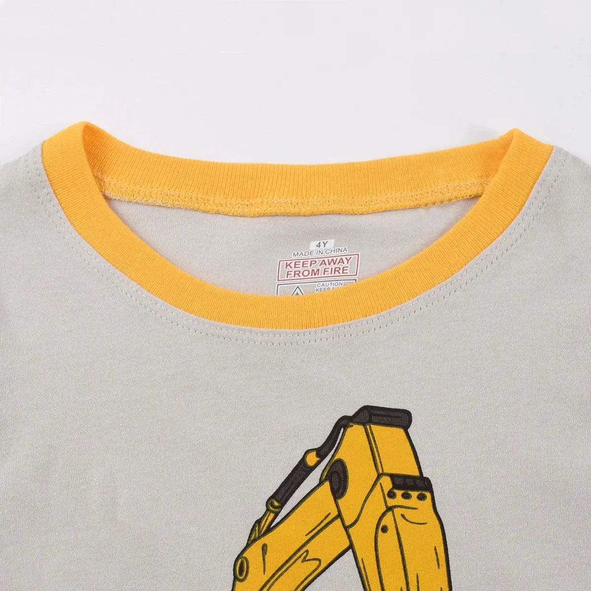  Premium Excavator Print 2-9 Pajama Set Toyland EU -  ToylandEU™