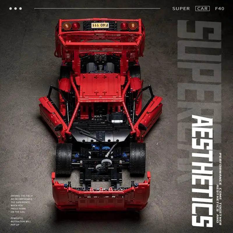 Premium F40 Super Car Building Blocks Toyland EU -  ToylandEU™