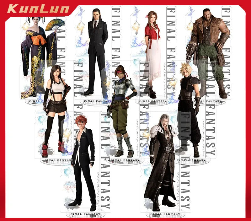 Premium FF7 Remake Acrylic Stand Figure 16cm Desk Ornament - ToylandEU