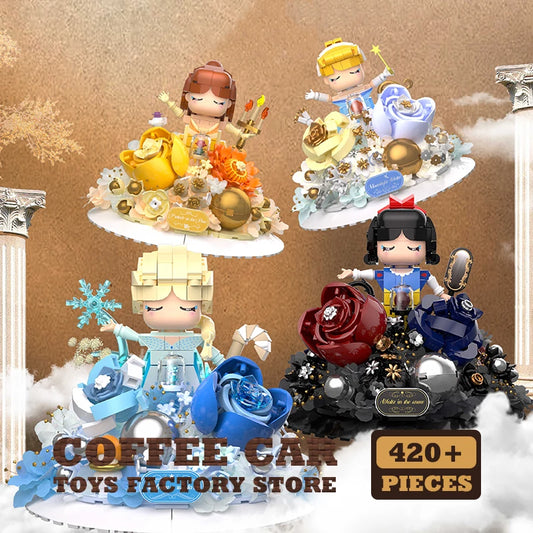 Premium Fairy Tale Princess Building Blocks Set For Girls With Lighting Effects And Over 420 Pieces - ToylandEU