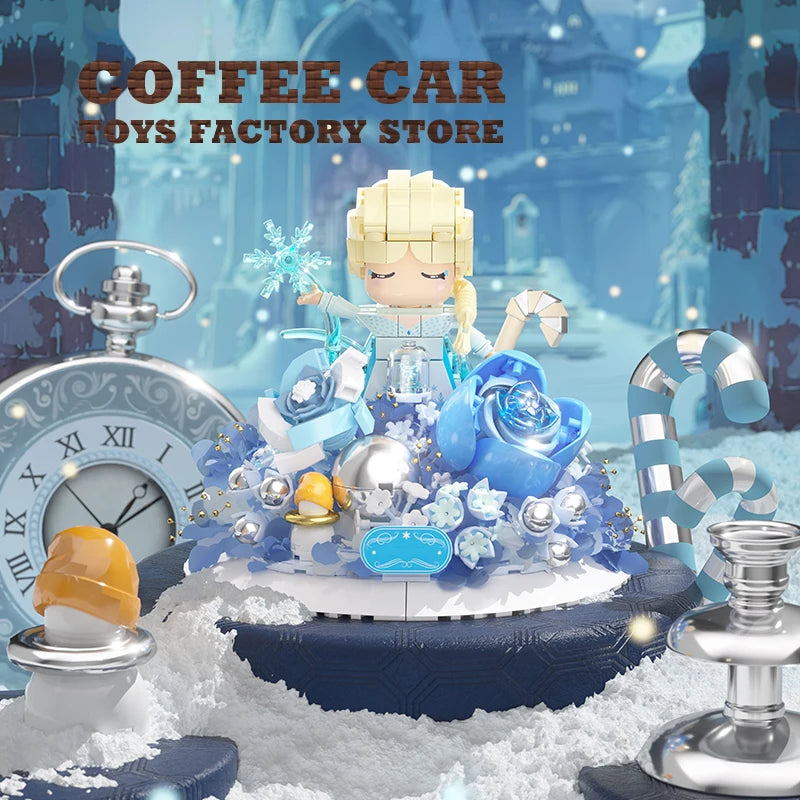 Premium Fairy Tale Princess Building Blocks Set For Girls With Lighting Effects And Over 420 Pieces - ToylandEU