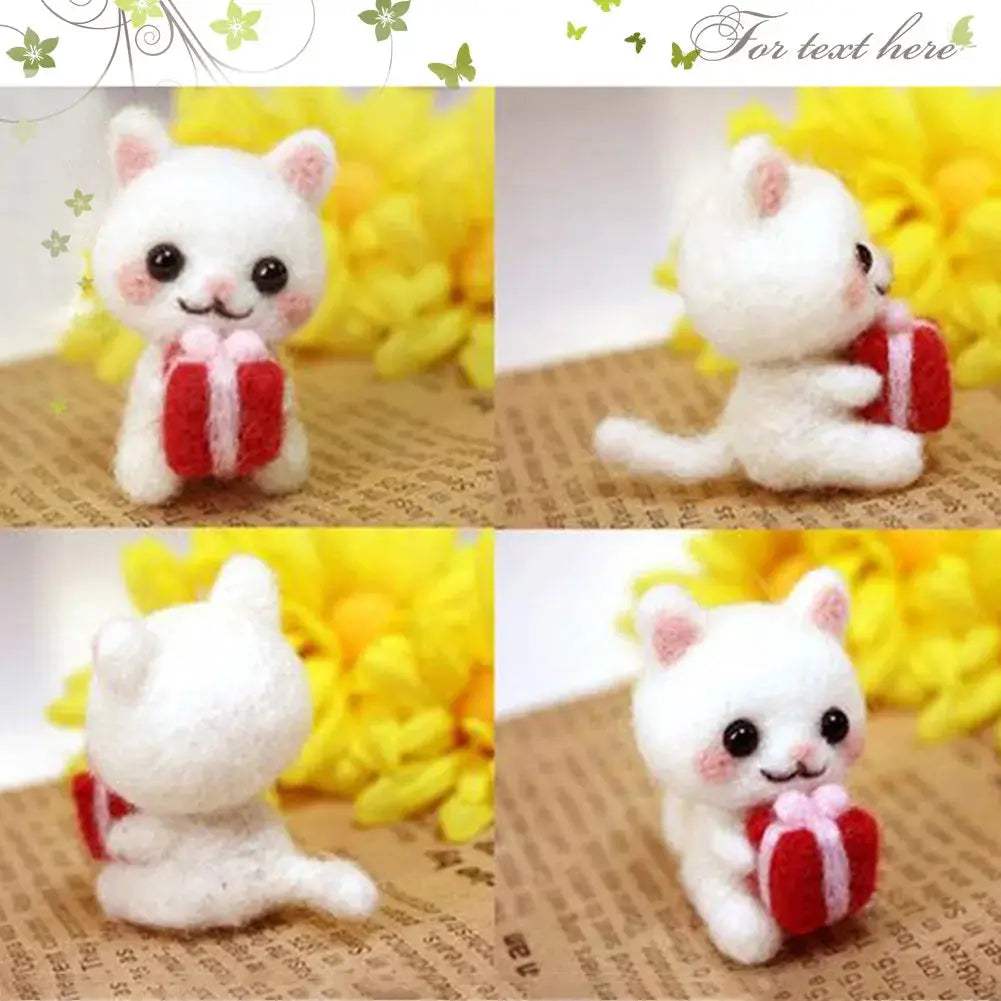 Premium Felting Kit For Cute Animal Toys Panda Squirrel - ToylandEU