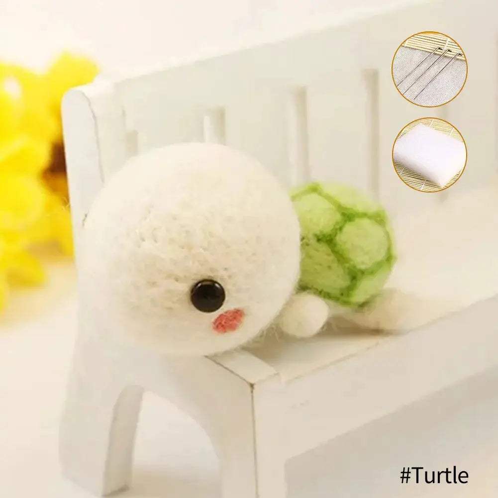 Premium Felting Kit For Cute Animal Toys Panda Squirrel - ToylandEU