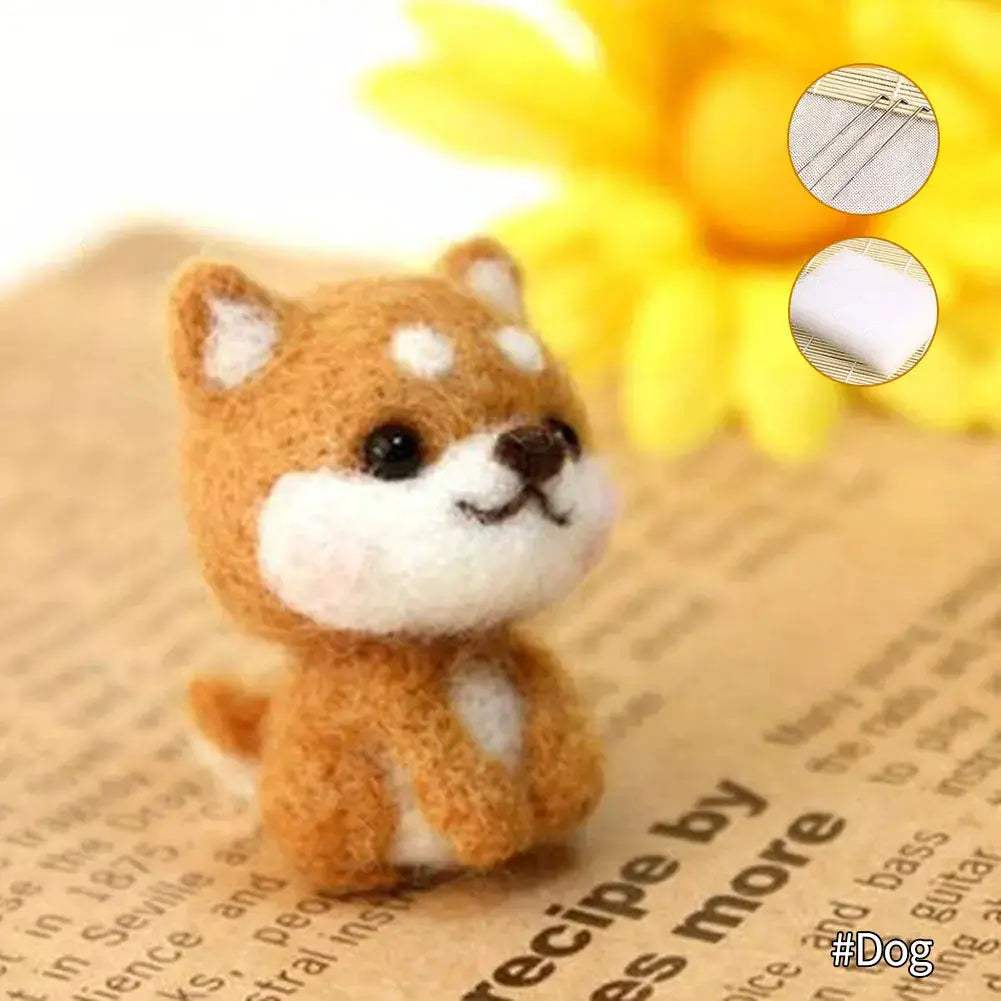 Premium Felting Kit For Cute Animal Toys Panda Squirrel - ToylandEU