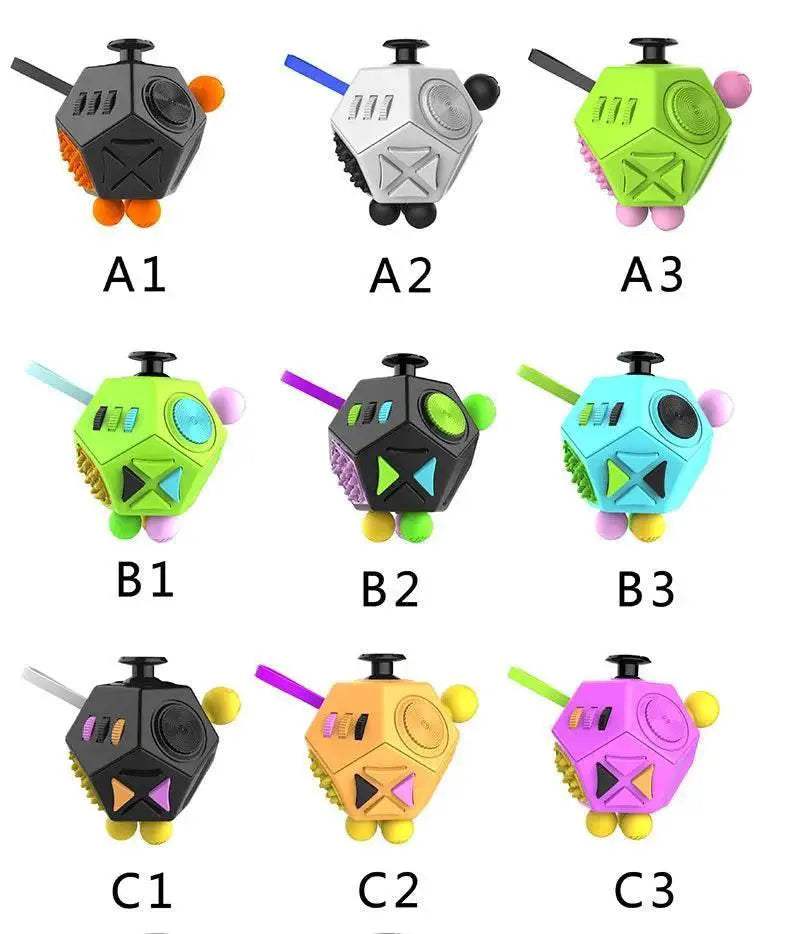  Stress Relieving Fidget Cube 12 Sides Toys Toyland EU -  ToylandEU™