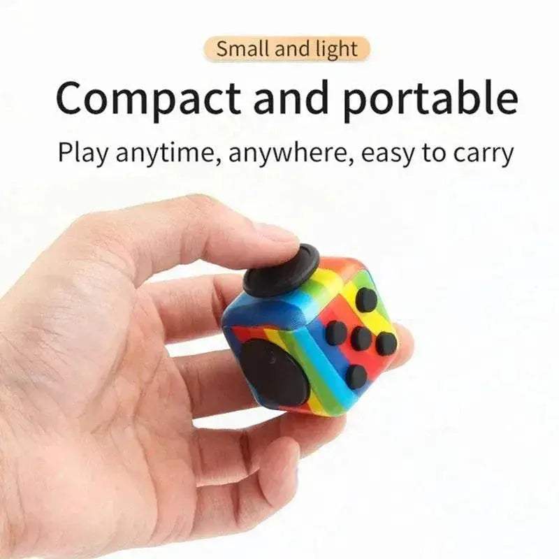 Premium Fidget Dice Solid Color Stress Relief For Adults - ToylandEU