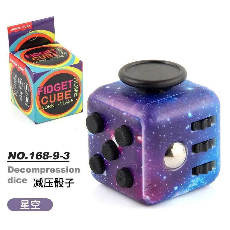 Premium Fidget Dice Solid Color Stress Relief For Adults - ToylandEU