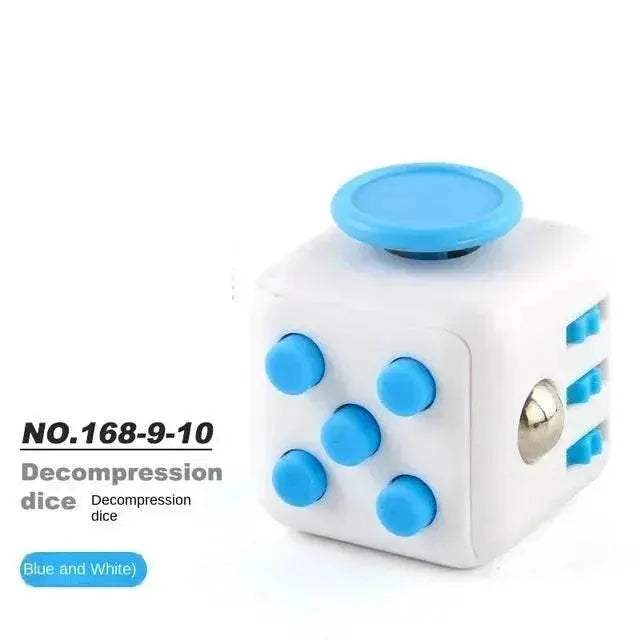 Premium Fidget Dice Solid Color Stress Relief For Adults - ToylandEU