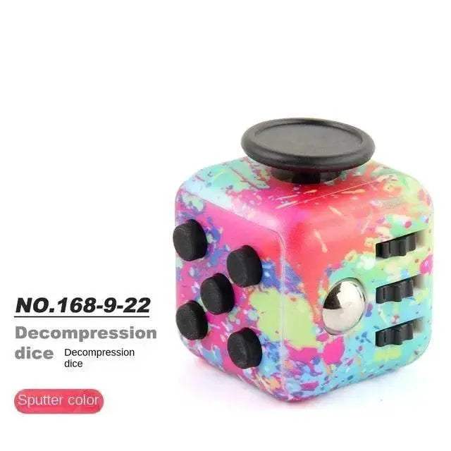 Premium Fidget Dice Solid Color Stress Relief For Adults - ToylandEU