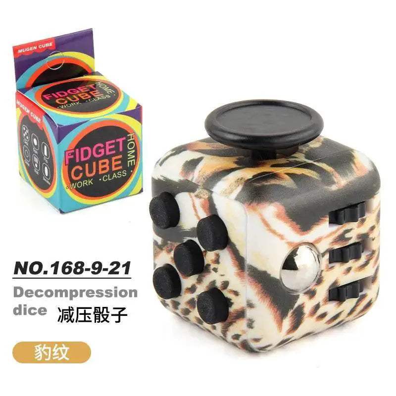 Premium Fidget Dice Solid Color Stress Relief For Adults - ToylandEU