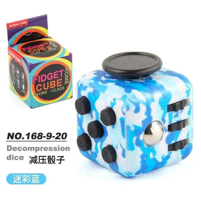 Premium Fidget Dice Solid Color Stress Relief For Adults - ToylandEU