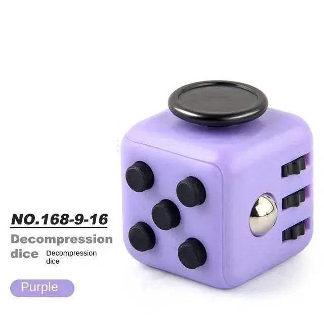 Premium Fidget Dice Solid Color Stress Relief For Adults - ToylandEU