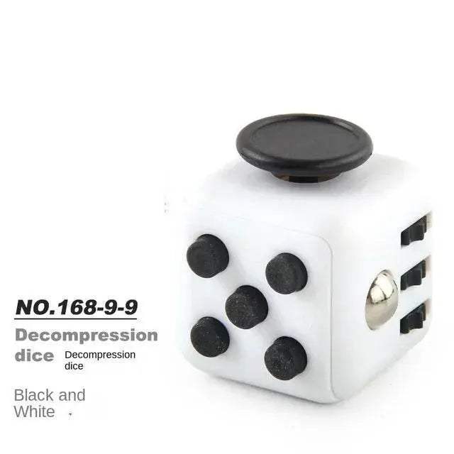 Premium Fidget Dice Solid Color Stress Relief For Adults - ToylandEU