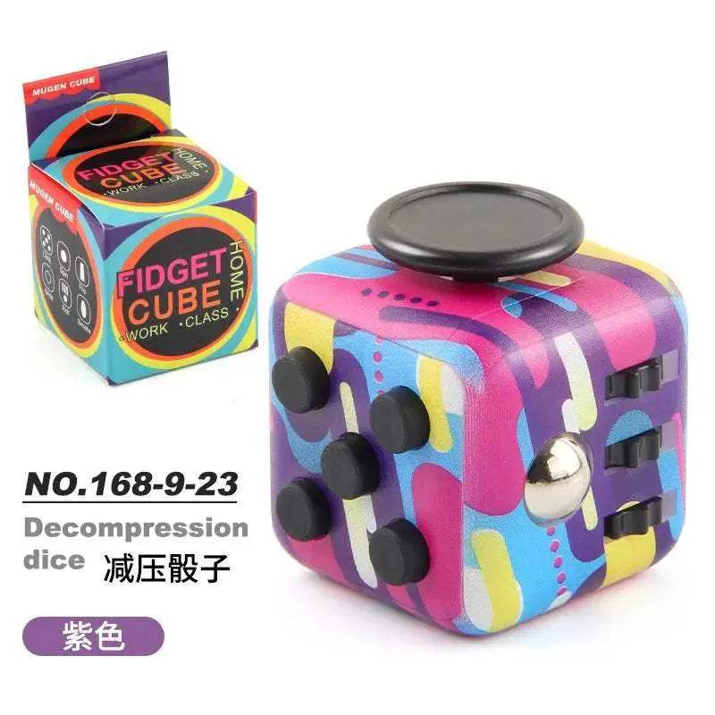 Premium Fidget Dice Solid Color Stress Relief For Adults - ToylandEU