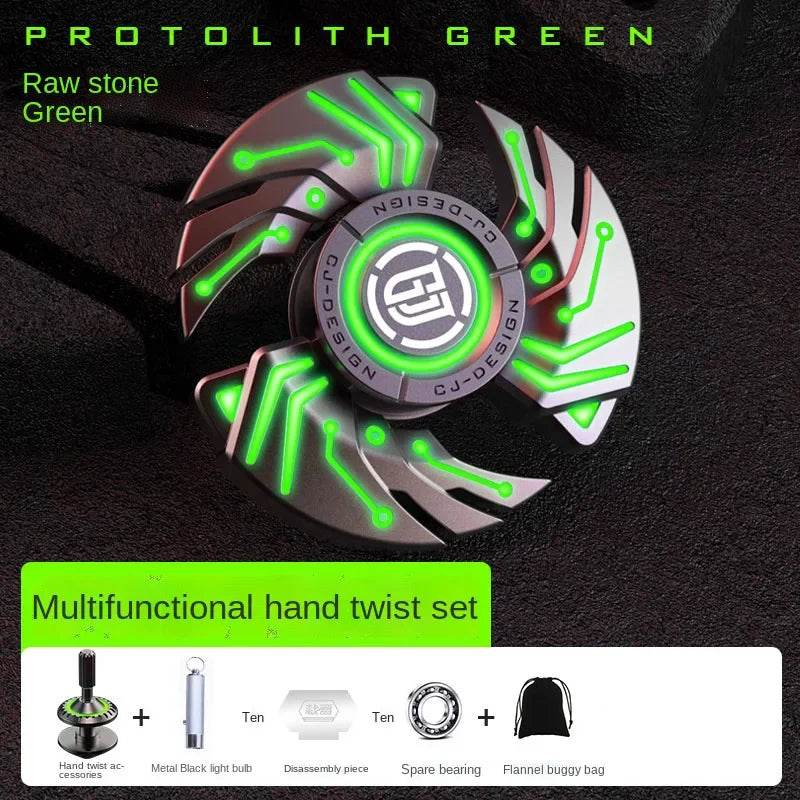 Premium Fidget Spinner All Metal Luminous For Children - ToylandEU