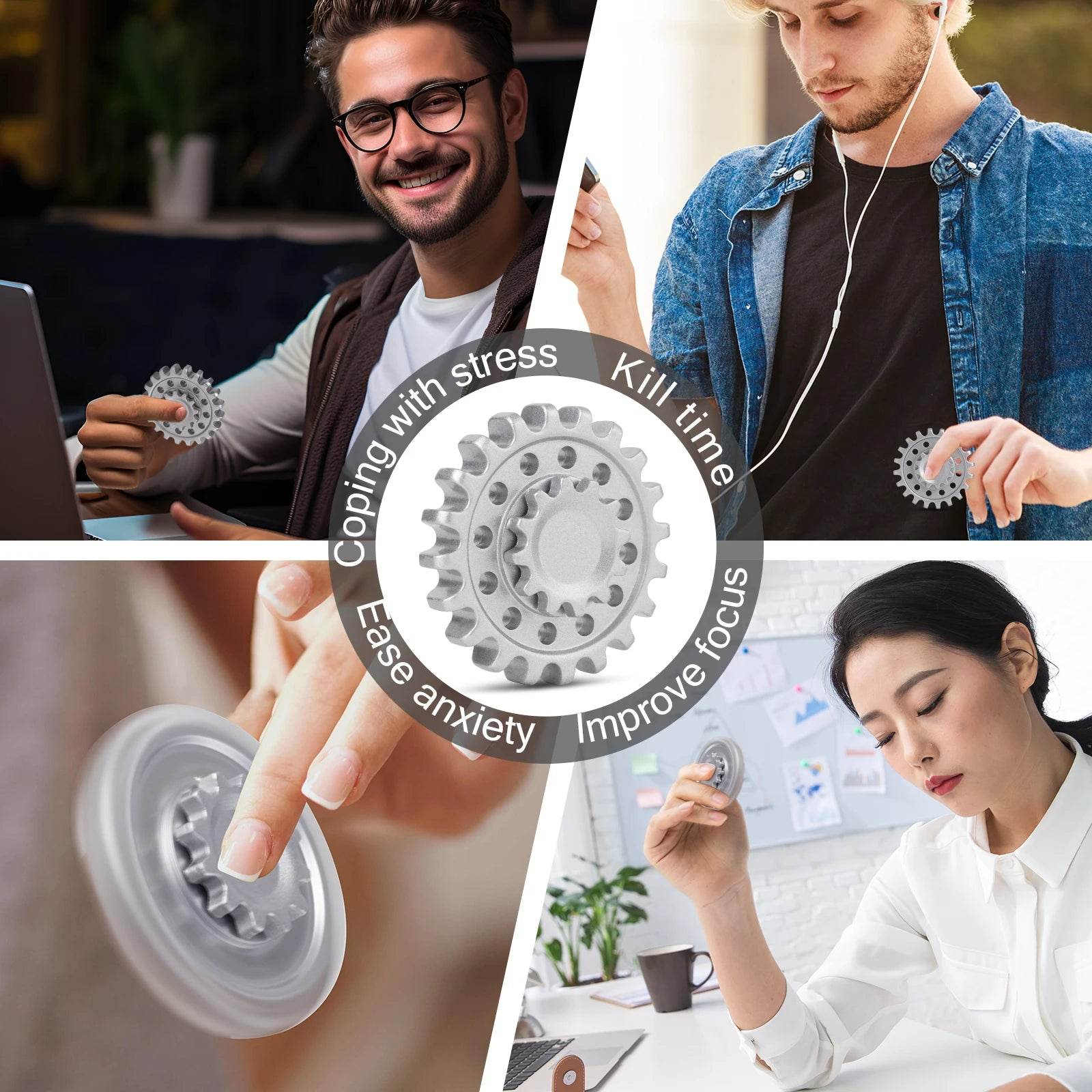 Premium Fidget Spinner Alloy Bearings 40g For Adults - ToylandEU