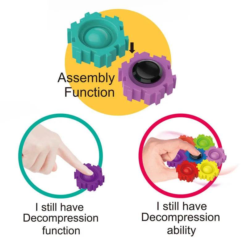 Premium Fidget Spinner Bubble Pop Blocks For Teens Now - ToylandEU