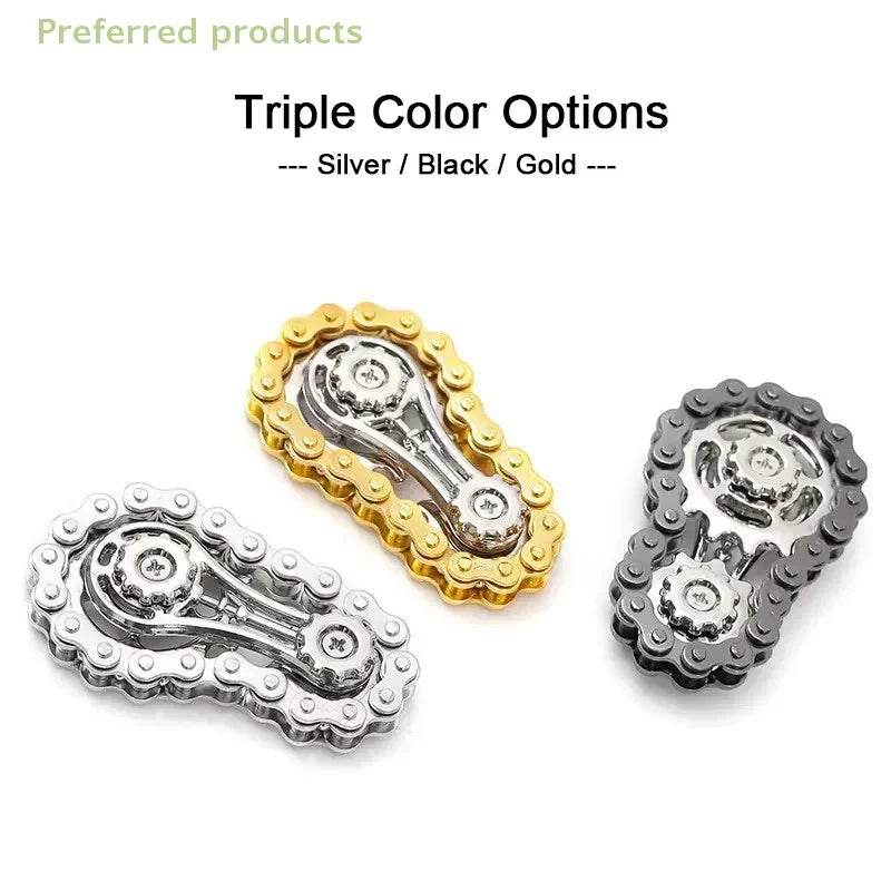 Premium Fidget Spinner Chain Tooth Flywheel For Adults - ToylandEU