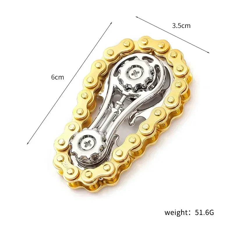 Premium Fidget Spinner Chain Tooth Flywheel For Adults - ToylandEU