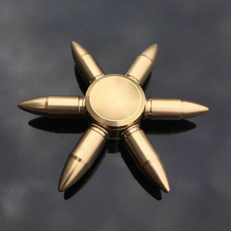 Premium Fidget Spinner Copper Core Bullet Shape For Adults - ToylandEU