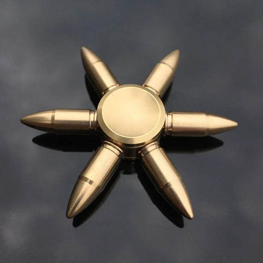 Premium Fidget Spinner Copper Core Bullet Shape For Adults - ToylandEU
